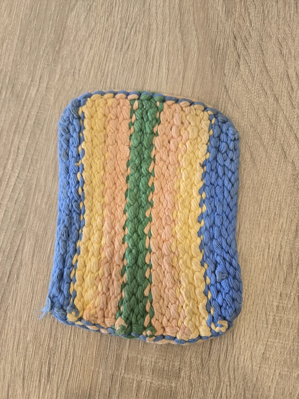 Vintage Handmade Woven Potholders Lot of 5 Cottagecore Kitchen Trivet Hotpad